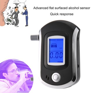 【adorb2】Digital Breath Alcohol Tester LCD Analyzer With 5 Mouthpiece Quick Response