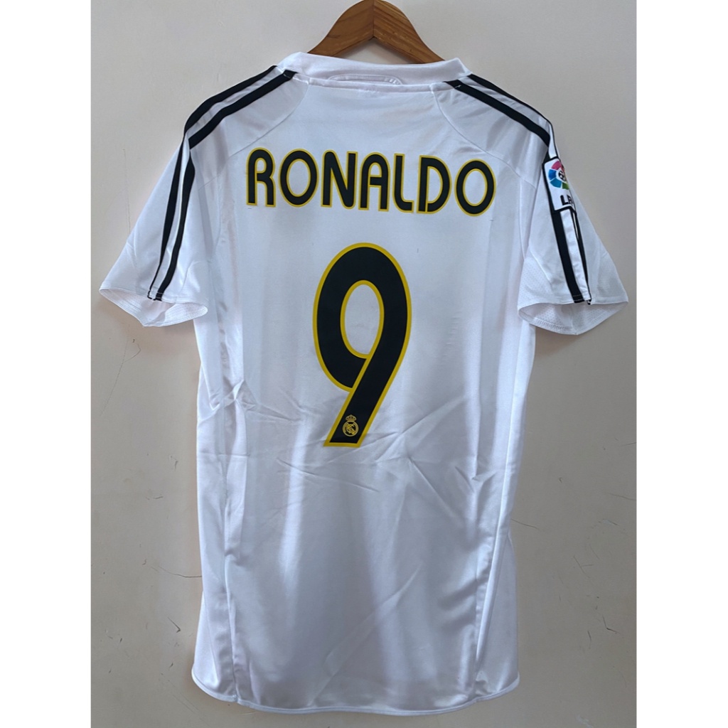 Áo Bóng Đá real madrid 5 zidane 9 ronaldo 23 Phong Cách retro 0405