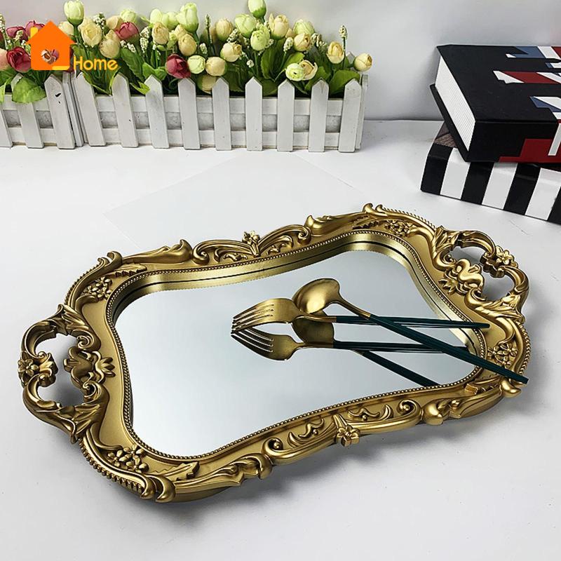 Khay Tráng Gương Dùng Để Trang Trí Phòng Khách / Phòng Ngủ