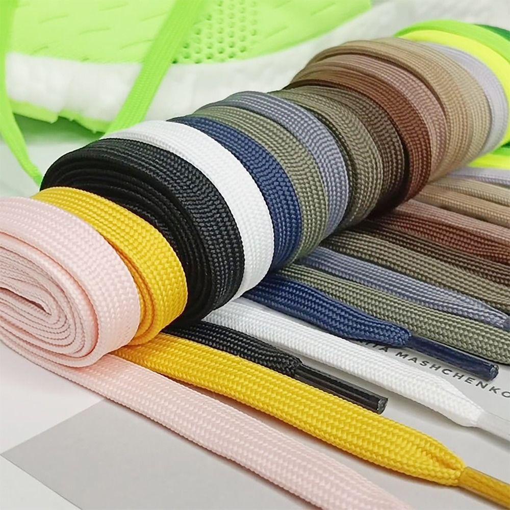 Dây Giày Thể Thao Bện Chéo Màu Trơn Siêu Bền 120cm