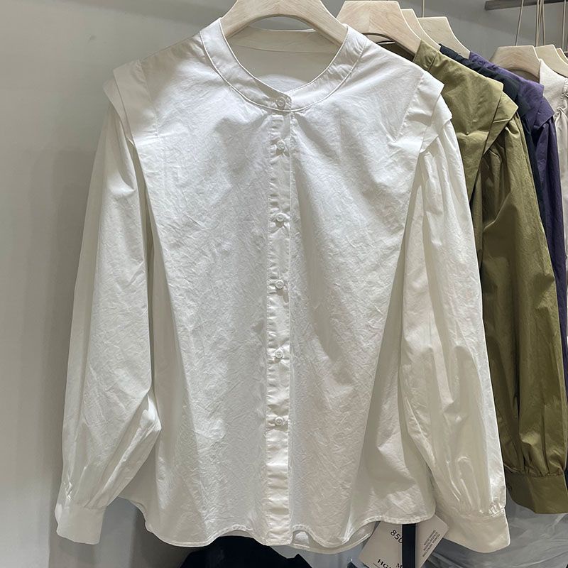 Áo Sơ Mi Tay Dài Cỡ Lớn Thời Trang Mùa Thu 2023 Cho Nữ 150kg