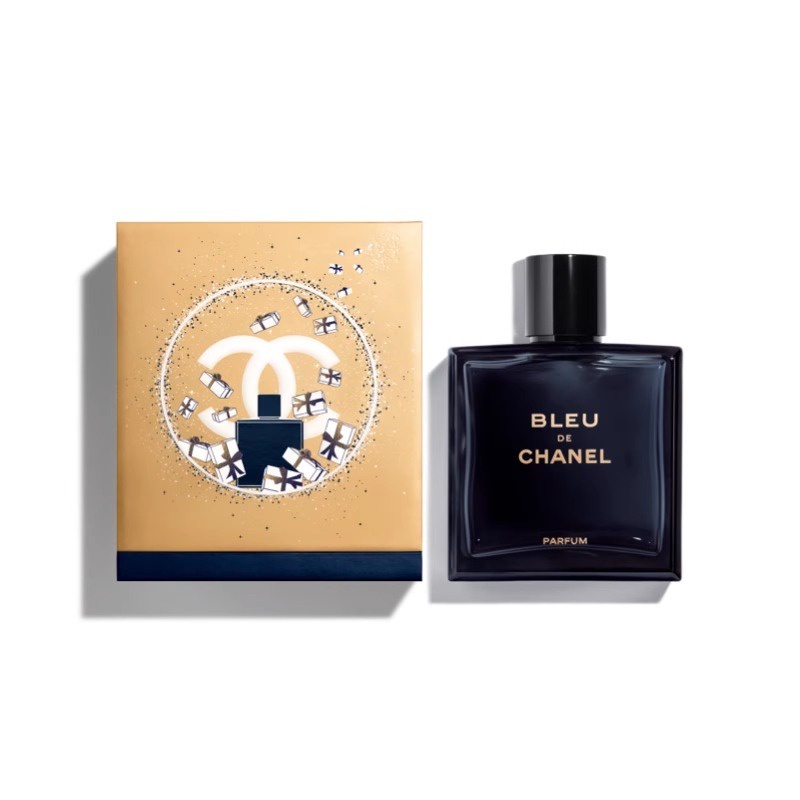 Chane Hộp Nước Hoa 100ml Bằng Gỗ Màu Xanh Dương Phiên Bản Giới Hạn Cho Nam Giới Hạn