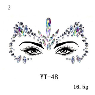 1 Miếng Dán Hình Xăm Mặt elf 3d Độc Đáo