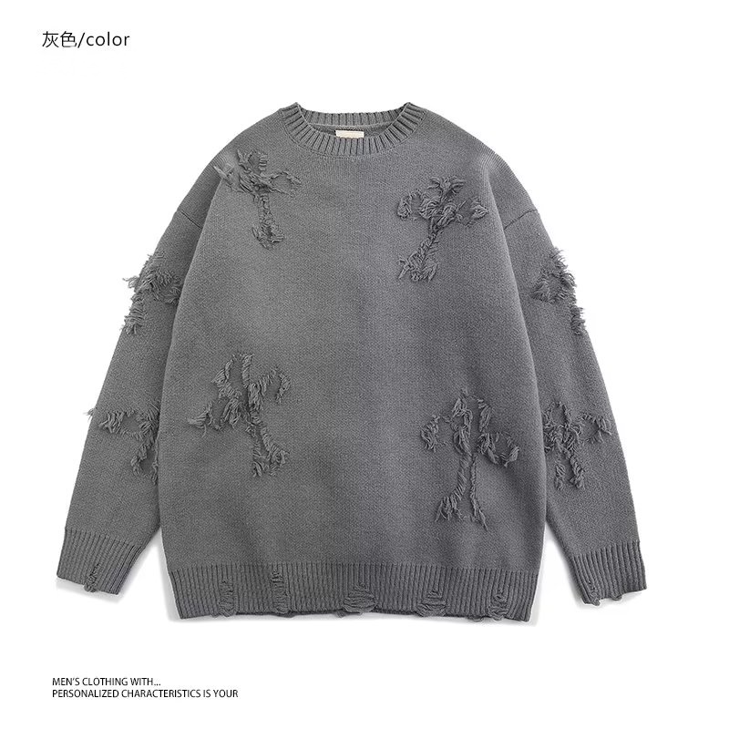 Iris-T Áo Len áo sweater nam cardigan áo len nan Tay Dài 2023 NEW MMY23B0OTJ 47Z231120