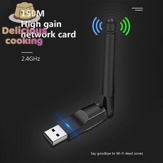 Thẻ mạng không dây usb mini mt7601 150mbps rtl8188 nhận tín hiệu wifi / laptop / pc / máy tính để bàn