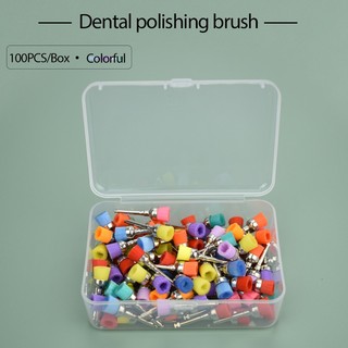 Set 100 Chổi Đánh Bóng Răng Chuyên Dụng