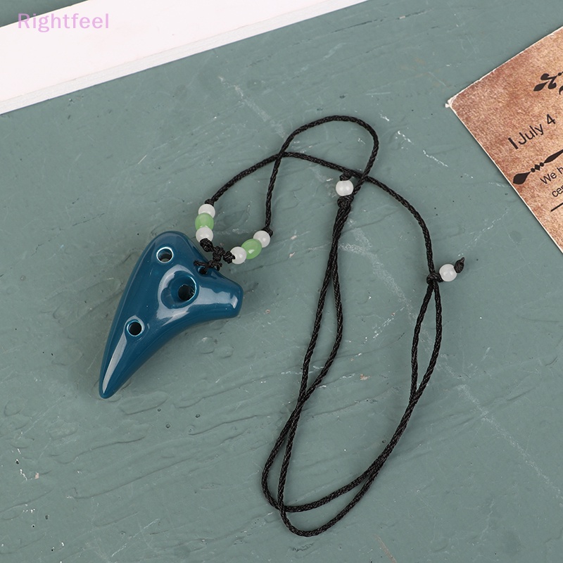 1 Sáo ocarina Gốm Sứ 6 Lỗ Kèm Dây Đeo Dành Cho Người Mới Bắt Đầu