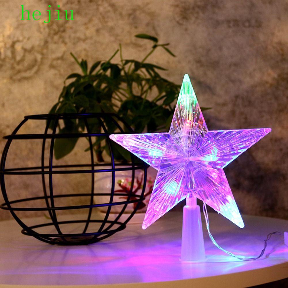 Ngôi Sao / Cây Thông Giáng Sinh Gắn Đèn led Phát Sáng Nhiều Màu Trang Trí Năm Mới