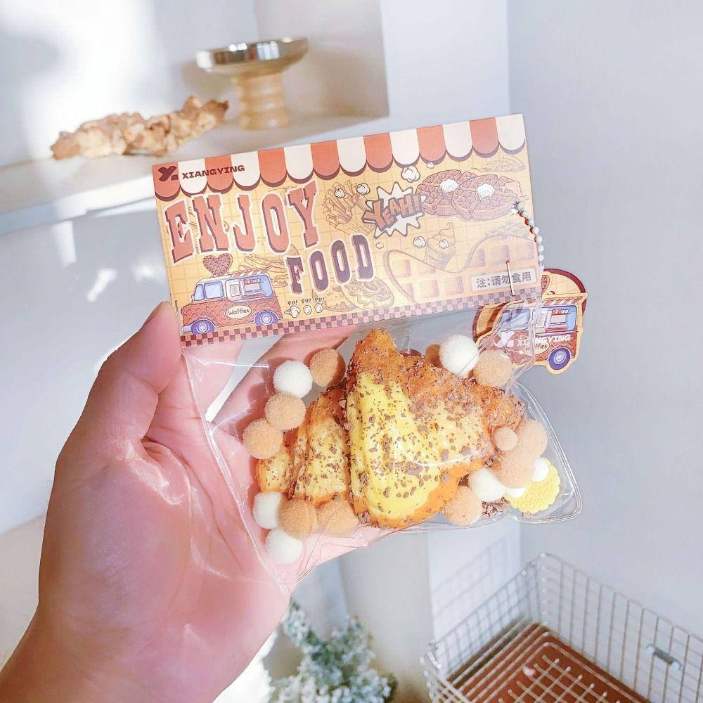 Daron1 Đồ Chơi Xốp Squishy Giảm Stress Hình Kem Ốc Quế Dễ Thương Cho Bé