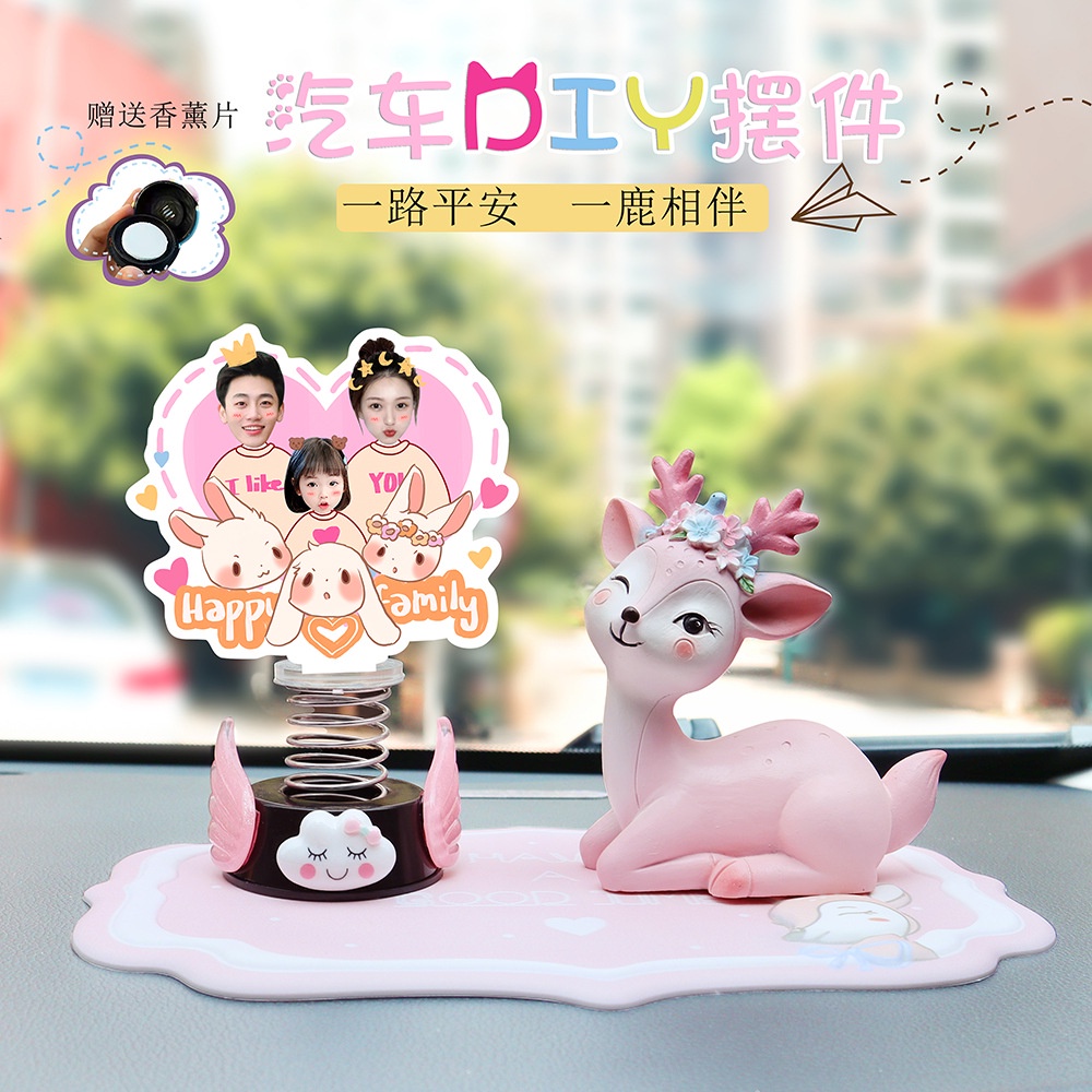 Standee lò xo lắc lư đáng yêu trong suốt đế dính trang trí in theo yêu cầu chibi