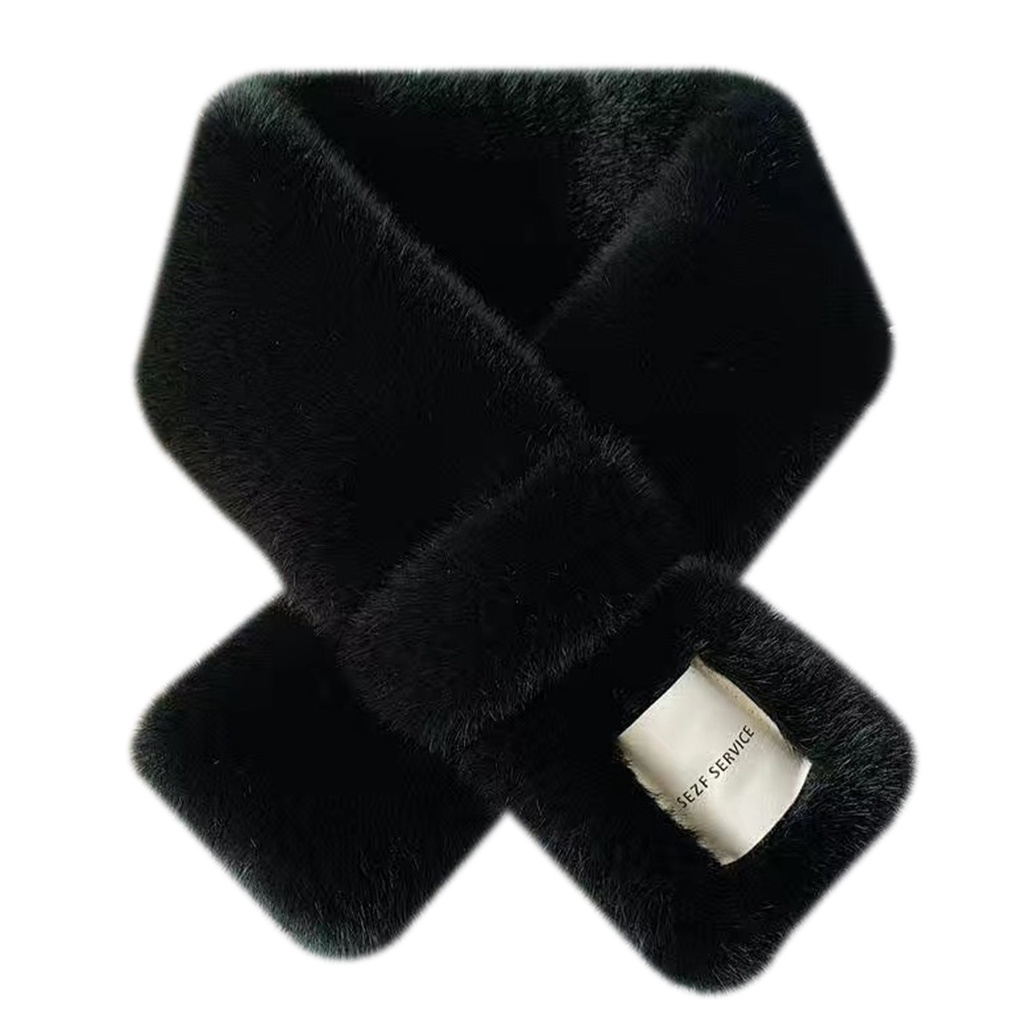 Khăn Choàng Lông Thỏ Nhân Tạo Dày Dặn Giữ Ấm Mùa Đông