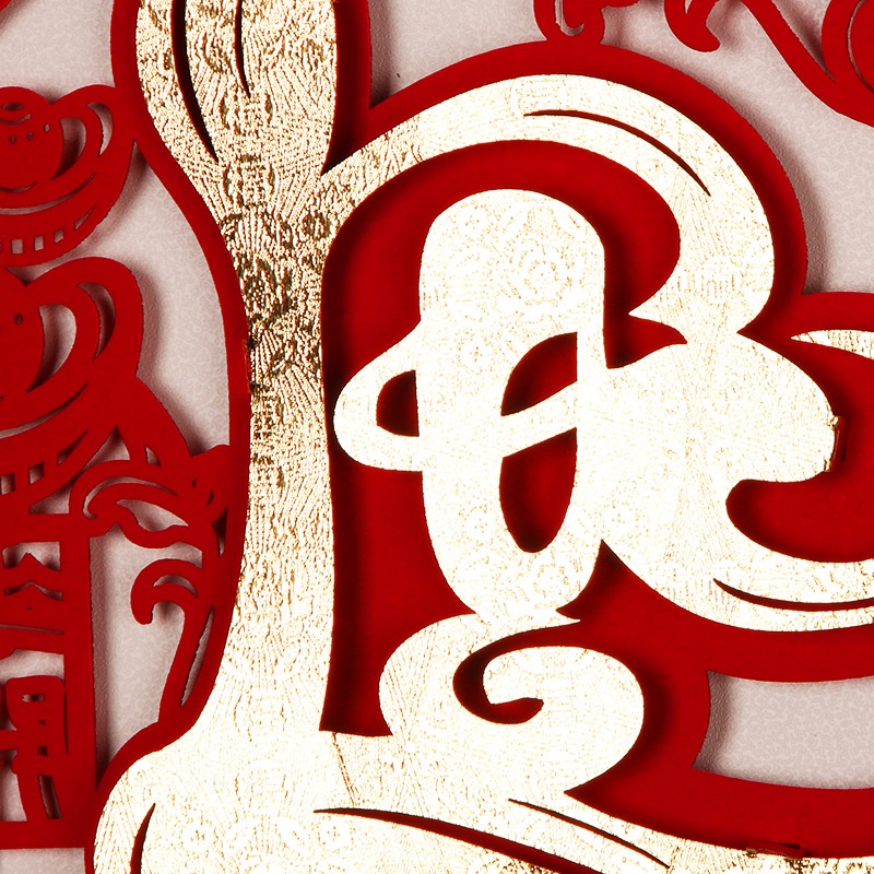 Phụ Kiện Treo Trang Trí Năm Mới 2024 cny Bằng Vải Nhung Không Dệt Phong Cách Trung Hoa