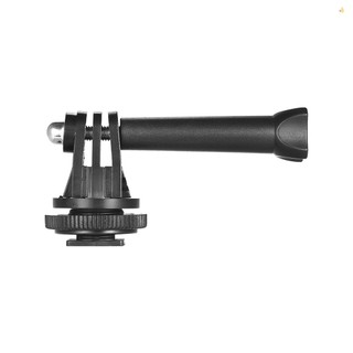 Tripod screw to action camera flash hot shoe mount adapter for session, 6 5 4 3+ 3 action cameras for camera led ring light for dslr camera