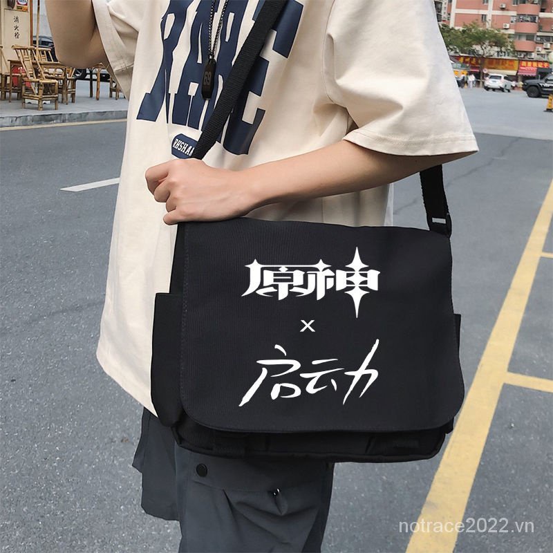 ★Genshin Impact★Fontaine Túi Xách Đeo Vai Hai Chiều Sức Chứa Lớn Phong Cách game merchandise furina