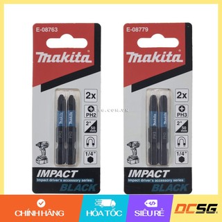 Bộ 02 mũi vít IMPACT BLACK PH2-PH3 Makita | DCSG