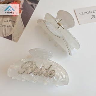 Velishy kẹp tóc hình trái tim đính đá thời trang cho cô dâu