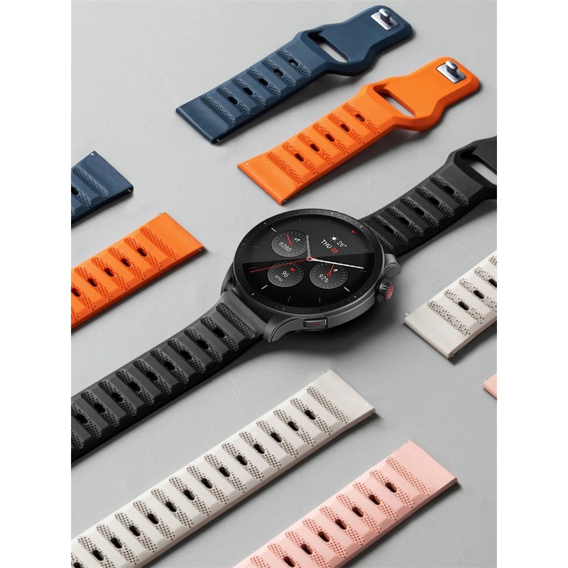 Dây Đeo Silicon 18mm 20mm 22mm Cho Đồng Hồ huawei gt3 gt4 se gt2 gt2e watch4 watch3 pro gt 2 3 4 2e 41mm 42mm 43mm 46mm