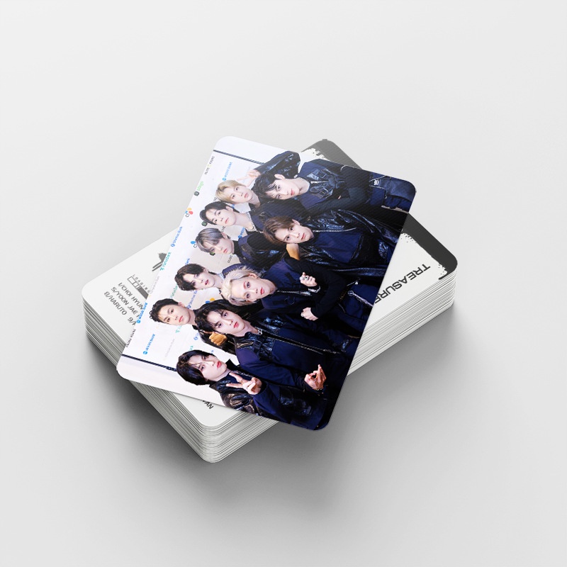 Treasure album B.O.M.B Photocard Lomo Card Postcard Stickers 92pcs/box