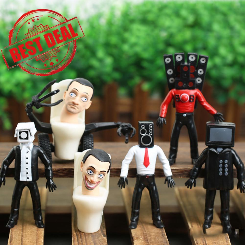 Skibidi Mô Hình Nhân Vật Trượt Tuyết g9v6 Trang Trí Nội Thất Xe Hơi