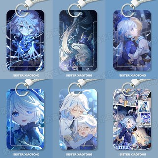 Genshin Bao Đựng Thẻ id / Thẻ id Họa Tiết anime merchandise Dễ Thương Cho Học Sinh Giá Đỡ