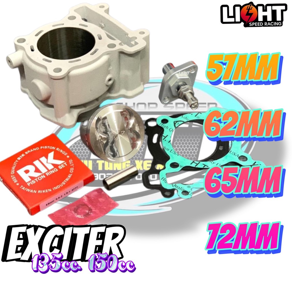 LÒNG KIẾNG NÒNG  LIGHT SPEED EXCITER 57/62/65/72MM