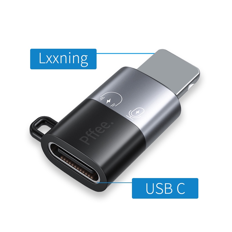 Pffee Dây Cáp Chuyển Đổi otg usb c Sang Lxning Cho Điện Thoại / Bàn Phím / Chuột