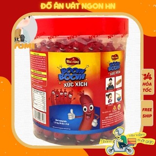 Đồ ăn vặt xúc xích boom boom 50 cây ăn vặt ngon giá rẻ
