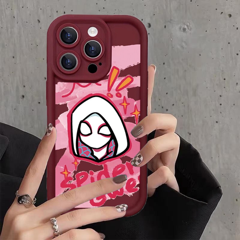 Hoạt Hình Ốp Điện Thoại Mềm Chống Sốc Hình Người Nhện marvel oppo reno 4 5 6 7 8 pro 8t 8z 7z 10plus realme 8 8i narzo 30 50