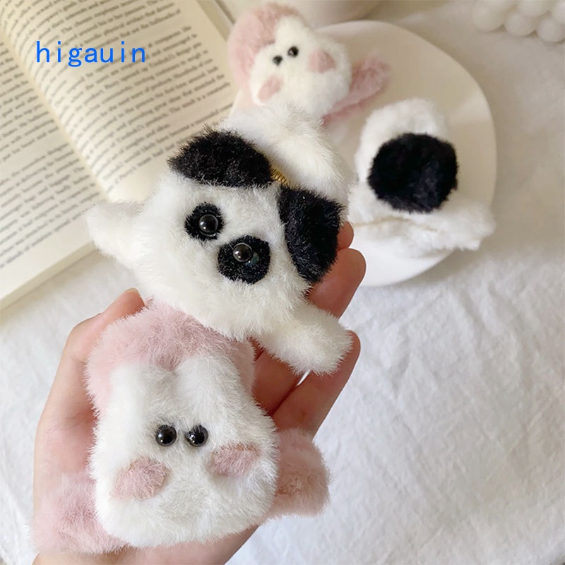 Dễ Thương Kẹp Tóc Hình Thỏ / Gấu Trúc / Cá Mập Nhồi Bông Đáng