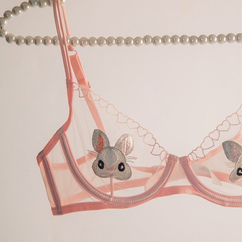 Gợi Cảm Ngọt Ngào Phong Cách Thỏ Quần Lót Phối Cảnh Cám Dỗ Ren Ngực Nhìn Lớn Tập Hợp Áo Ngực Siêu Mỏng Mềm Mại Thoải Mái Lưng Đẹp Thoáng Khí Bộ Áo Ngực Nữ | BigBuy360 - bigbuy360.vn
