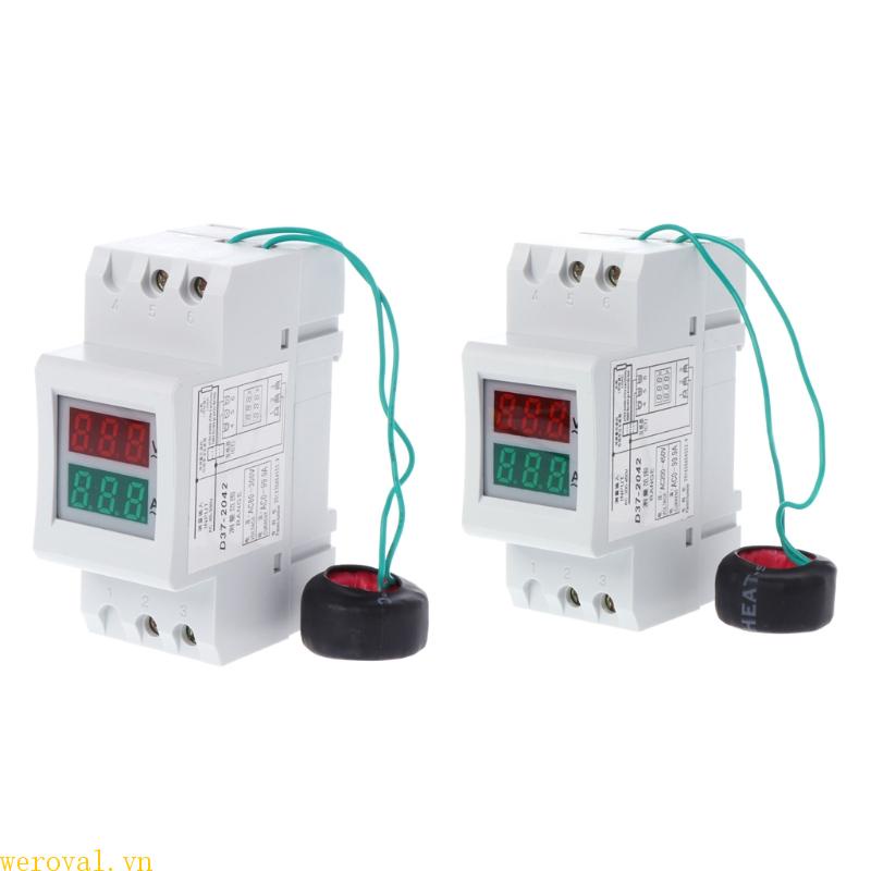 Đồng Hồ Đo Vôn Kế AC 80-300V 250-450V 0-100A