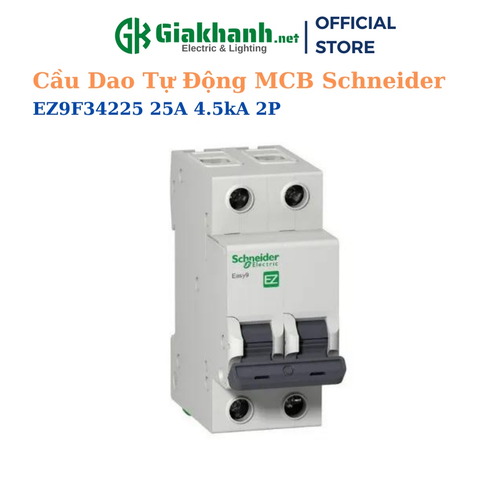Aptomat - MCB Schneider EZ9F34225 25A 4.5kA 2P