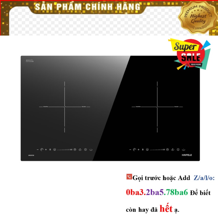 [Hãng] Bếp Từ Âm 2 Vùng Nấu HC-I3732A Hafele 536.61.736