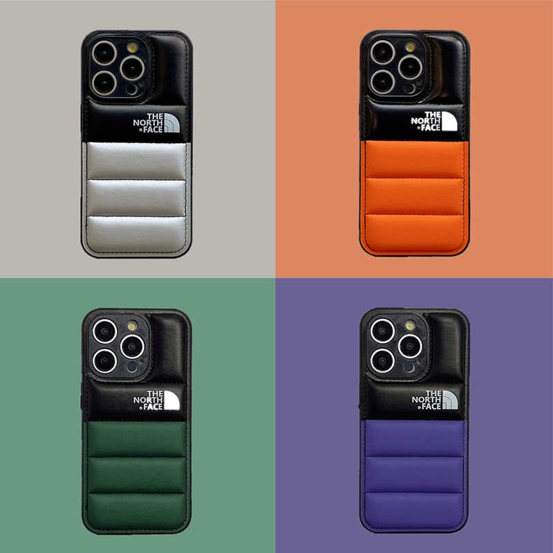 【 The North Face 】 Ốp Điện Thoại Chặn Màu Cho iPhone 15 Pro Max 15 Plus iPhone 11 12 13 14 Pro Max S