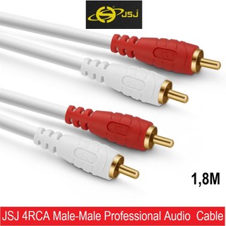 Dây av cáp video cáp av 2ra2 4 đầu jsj-4421/ 1.8m 3m 5m 10m 15m 20m