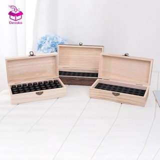 Devoko hộp gỗ 36 ngăn đựng chai tinh dầu 1-3ml
