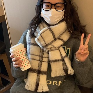 Khăn choàng cổ nữ tag khăn len choàng cổ nam nữ thời trang chất len dày ấm áp dài bubblu26.vn