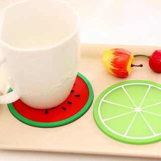 Miếng lót ly hình trái cây silicon VANPH
