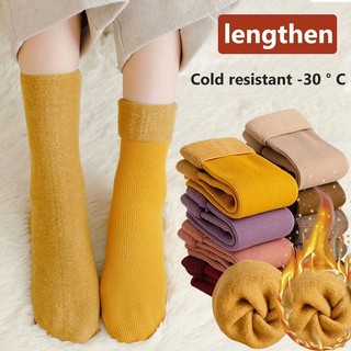 Tất len lót lông nỉ mùa đông đại hàn ấm áp dành cho nam và nữ