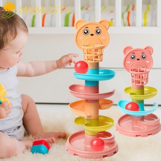 Bộ đồ chơi thả bóng lăn tháp bóng lăn giáo dục sớm cho bé mxmusty