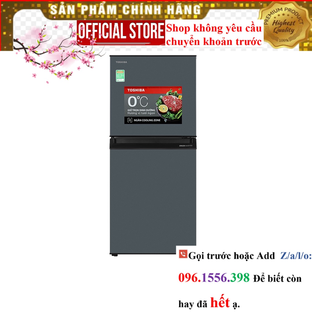 Tủ lạnh Toshiba Inverter 180 lít GR-RT234WE-PMV(52) ||Sale