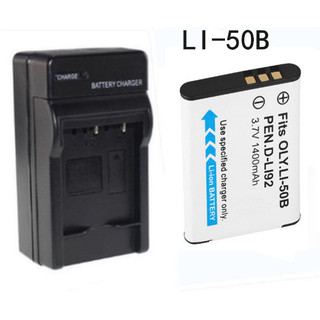 Thích hợp cho pin máy ảnh olympus li-50b tg850 vr350 sz31 sp810 sz30 pin + bộ sạc