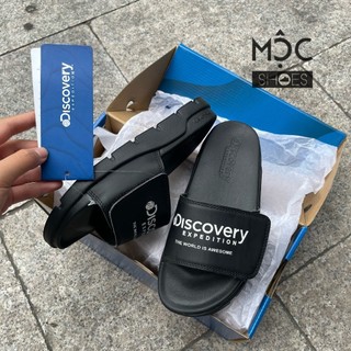 [Chính Hãng] Dép Discovery Brick Slide- Màu * Đen Logo Trắng * - Code: DXLP4103N-BKL