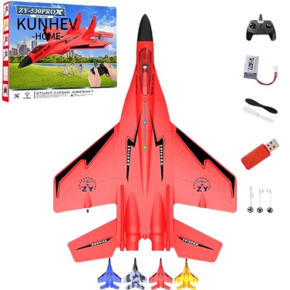 Máy bay chiến đấu điều khiển từ xa KUNHEV 2.4ghz Rc, Máy bay chiến đấu điều khiển từ xa bằng điện ZY