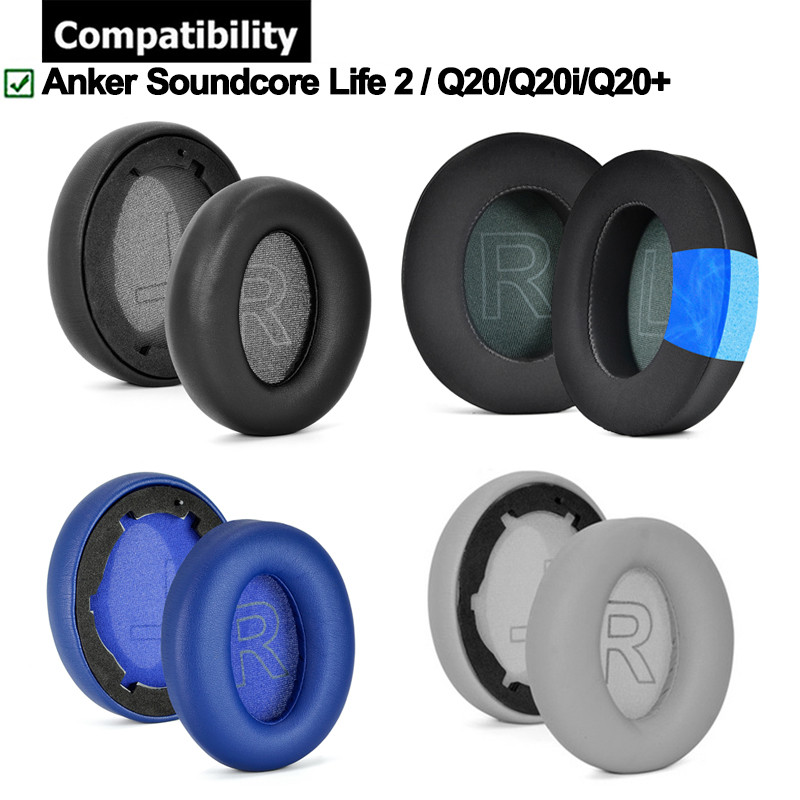1 Cặp Miếng Đệm Tai Cho Anker Soundcore Life 2 / Q20 / Q20 + / Q20i / Q20BT Tai Nghe Earpads Tai Ngh