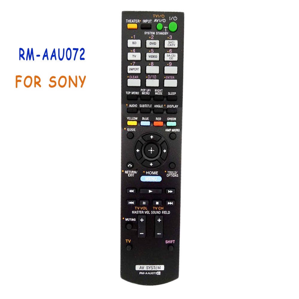 Thay thế mới rm-aau072 điều khiển từ xa cho hệ thống thu Sony AV str-dh660ht-ss370 ht-sf470str-ks370