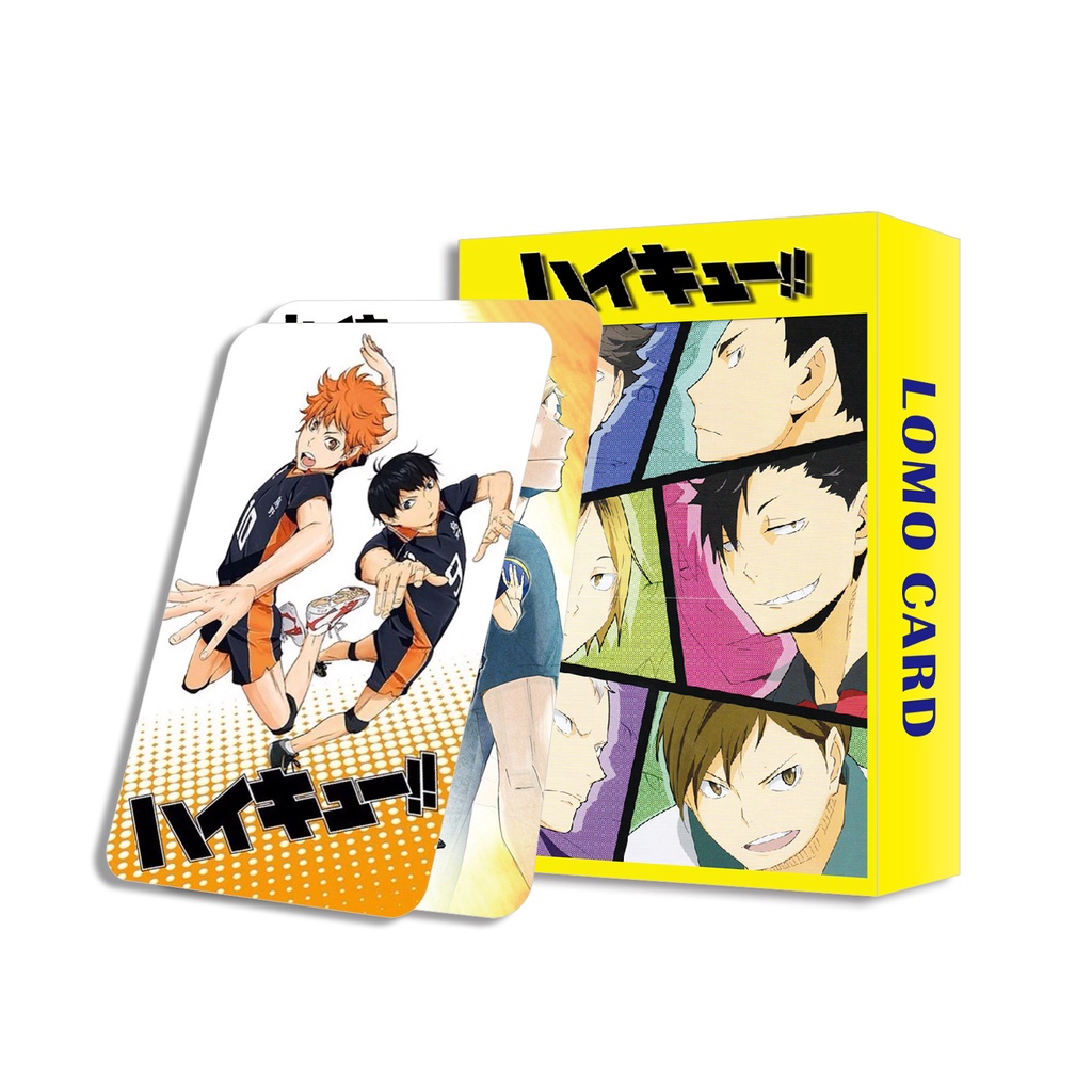 Haikyuu!! Lomo Card Double Sided Photocard Sticker 96pcs/box