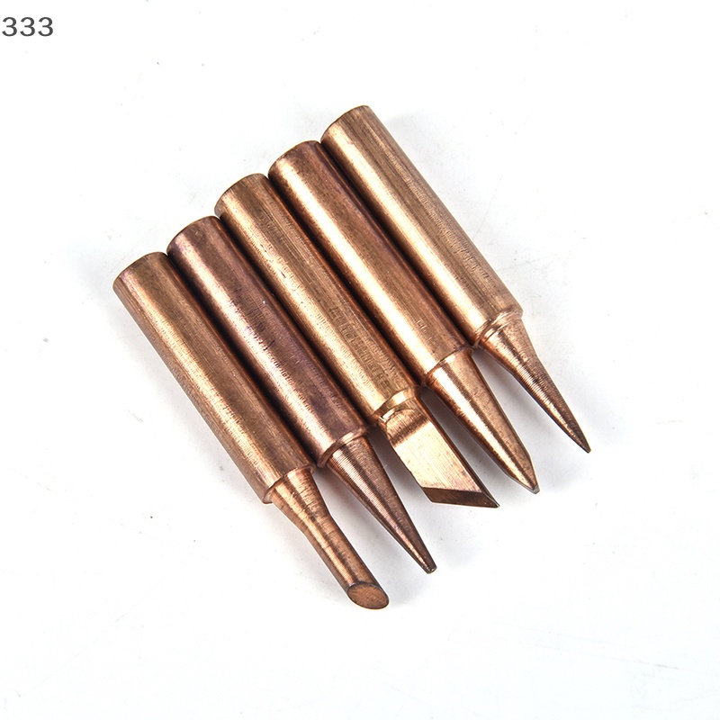 Set 5 Đầu Hàn 900m-t Bằng Đồng Nguyên Chất Không Chì laiqianfa333}