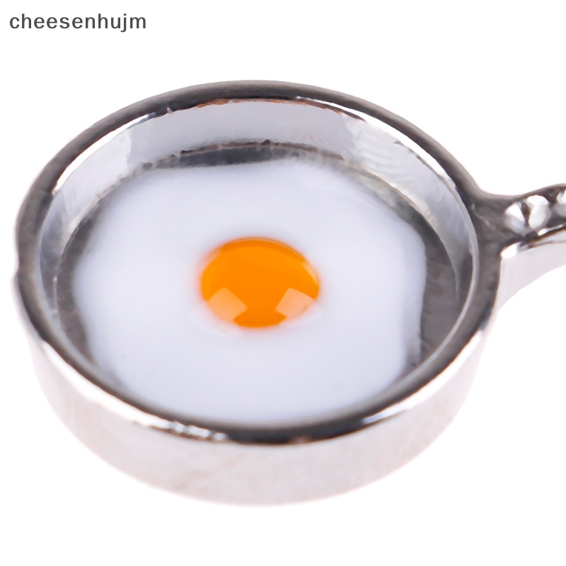 Chảo Chiên Trứng mini Bằng Kim Loại Tỉ Lệ 1 / 12 Trang Trí Nhà Búp Bê vn
