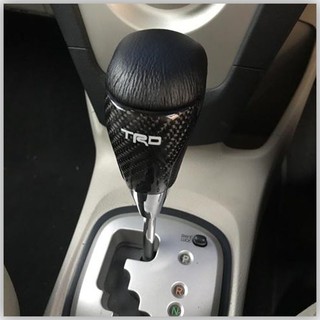 Trd đầu cần gạt số xe hơi tự động bằng da sợi carbon